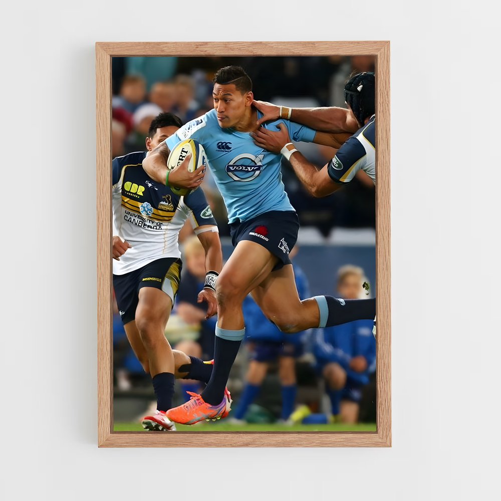 Poster Israel folau – affiche Rugby (vue 4)